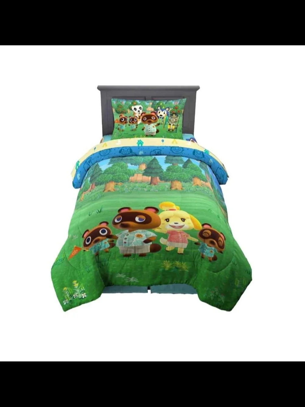 Animal Crossing Reversible Comforter Set Twin/Full